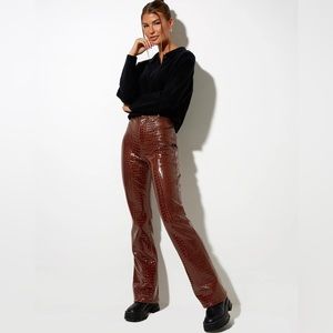 Motel Rocks - Zoven Flare Trousers (size M)